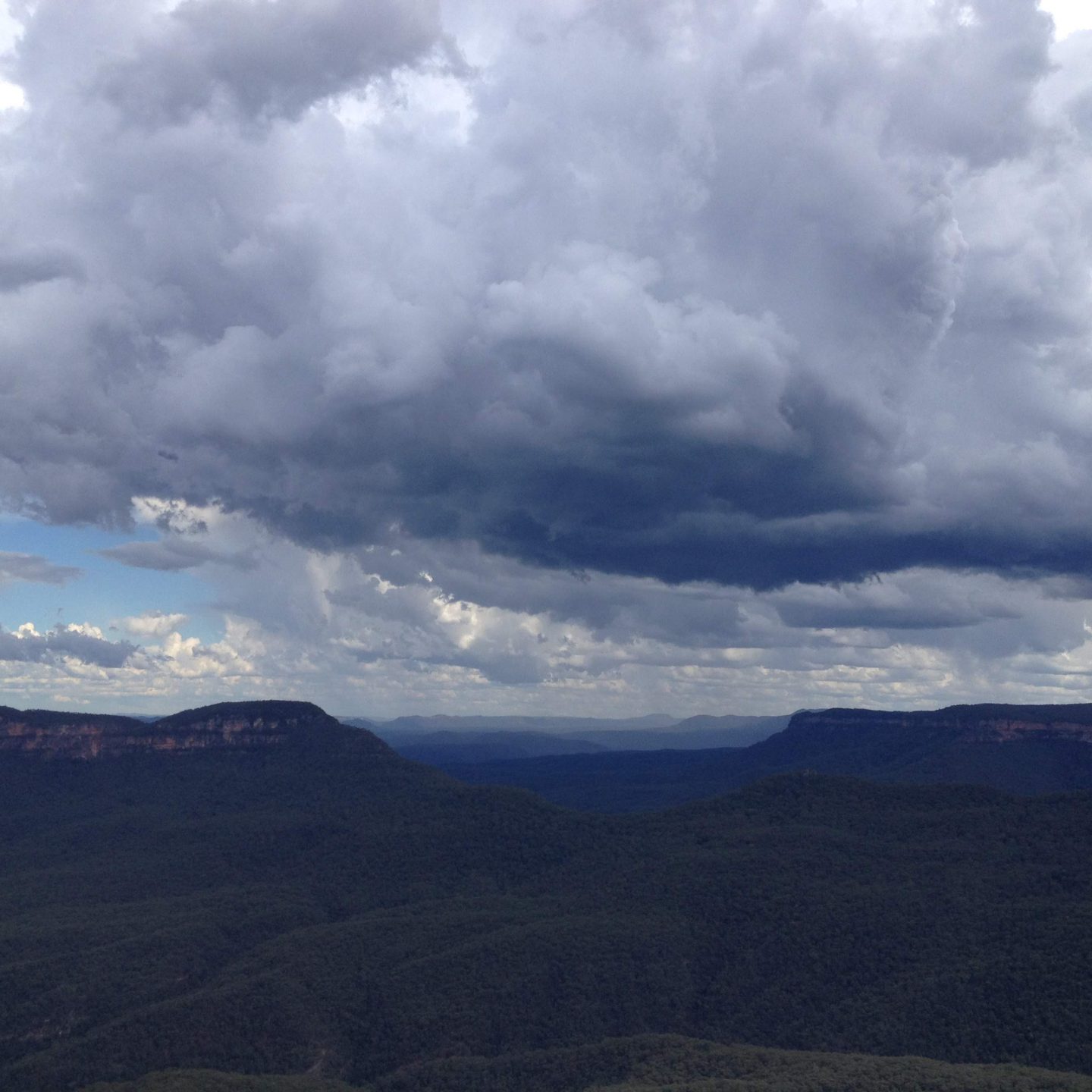 A storm brewing in Katoomba, New South Wales