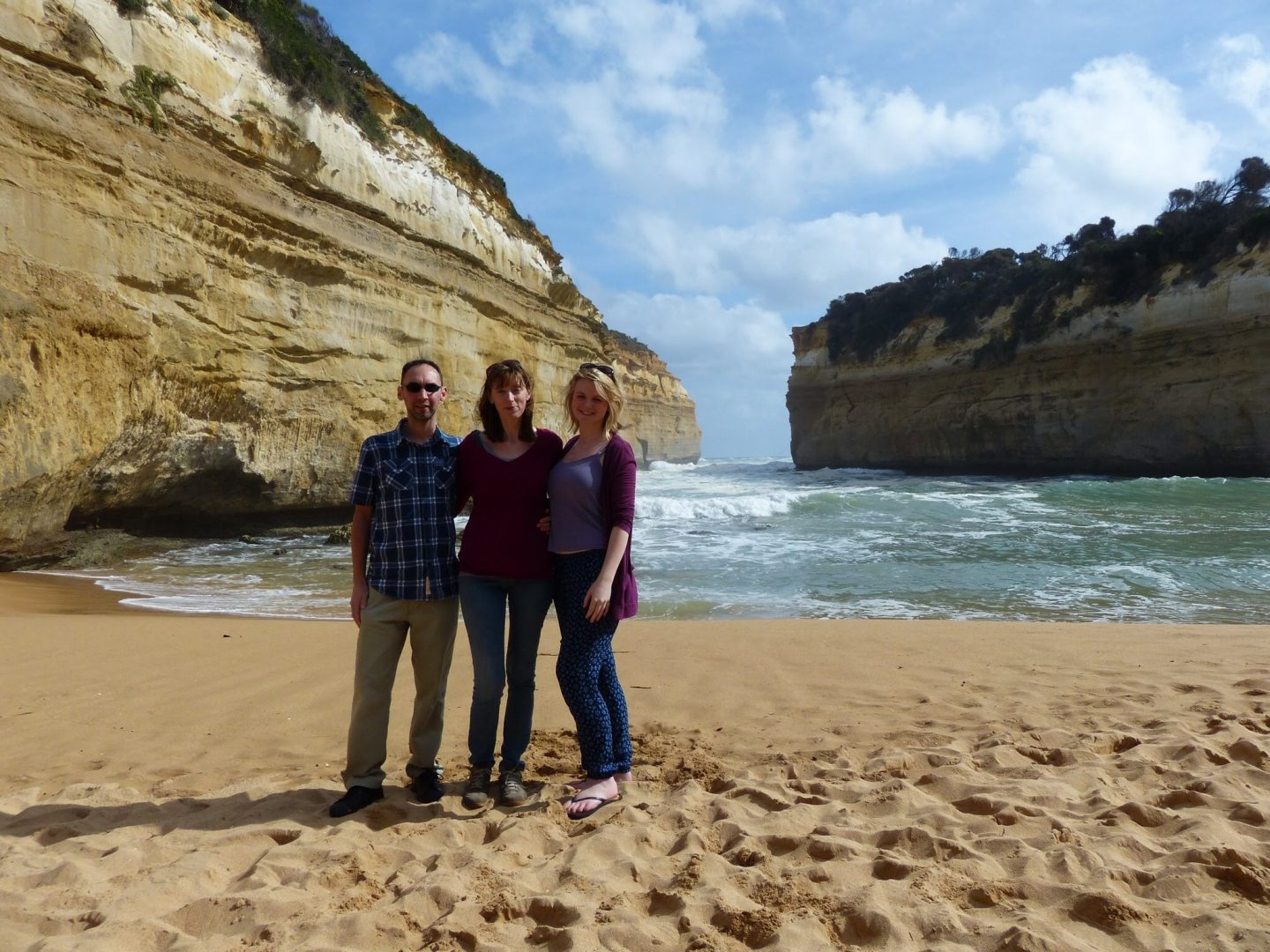 Family at Loch Ard Gorge