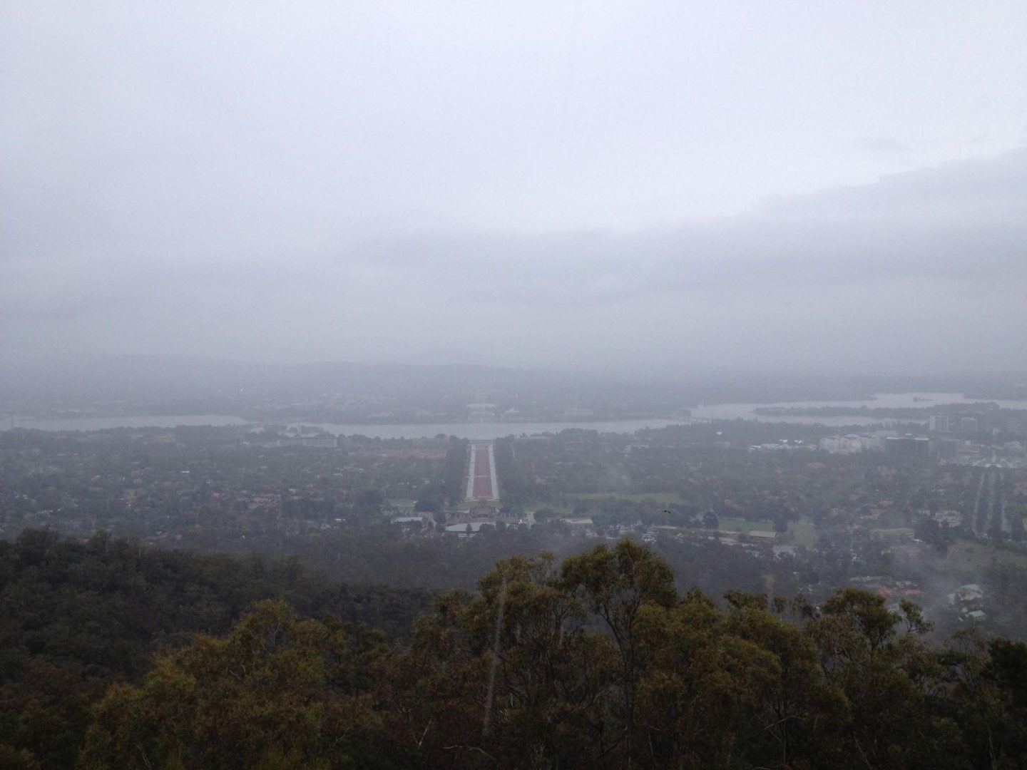 Views from Mount Ainslie, Canberra