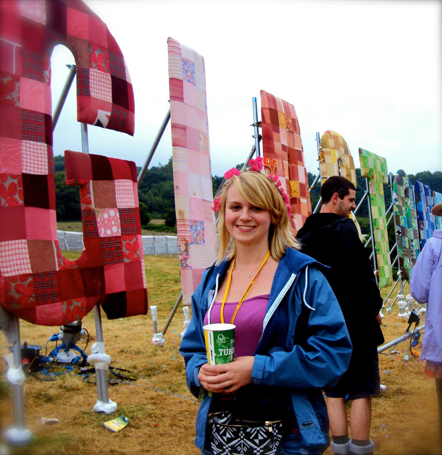 Laura at Glastonbury Festival