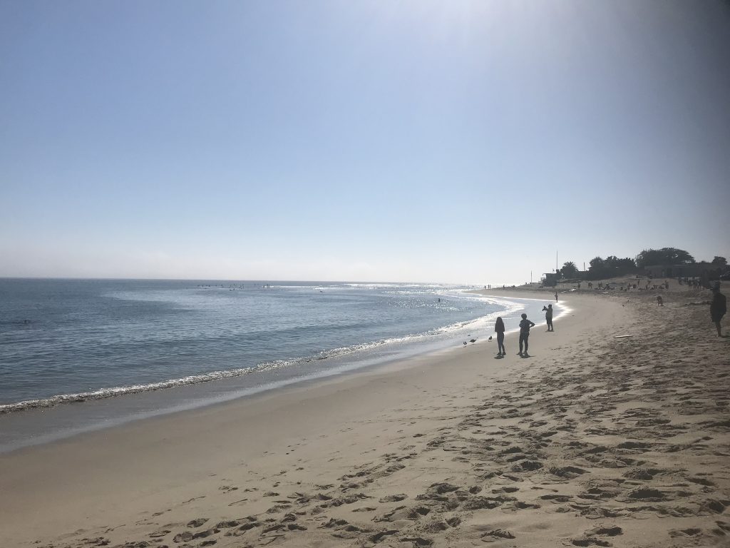 The beach on Malibu, California