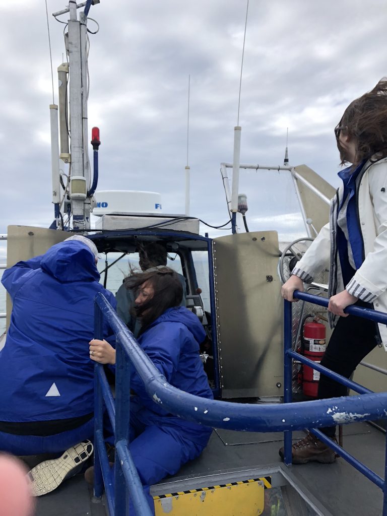 Braving the wind onboard Steveston Seabreeze Adventures
