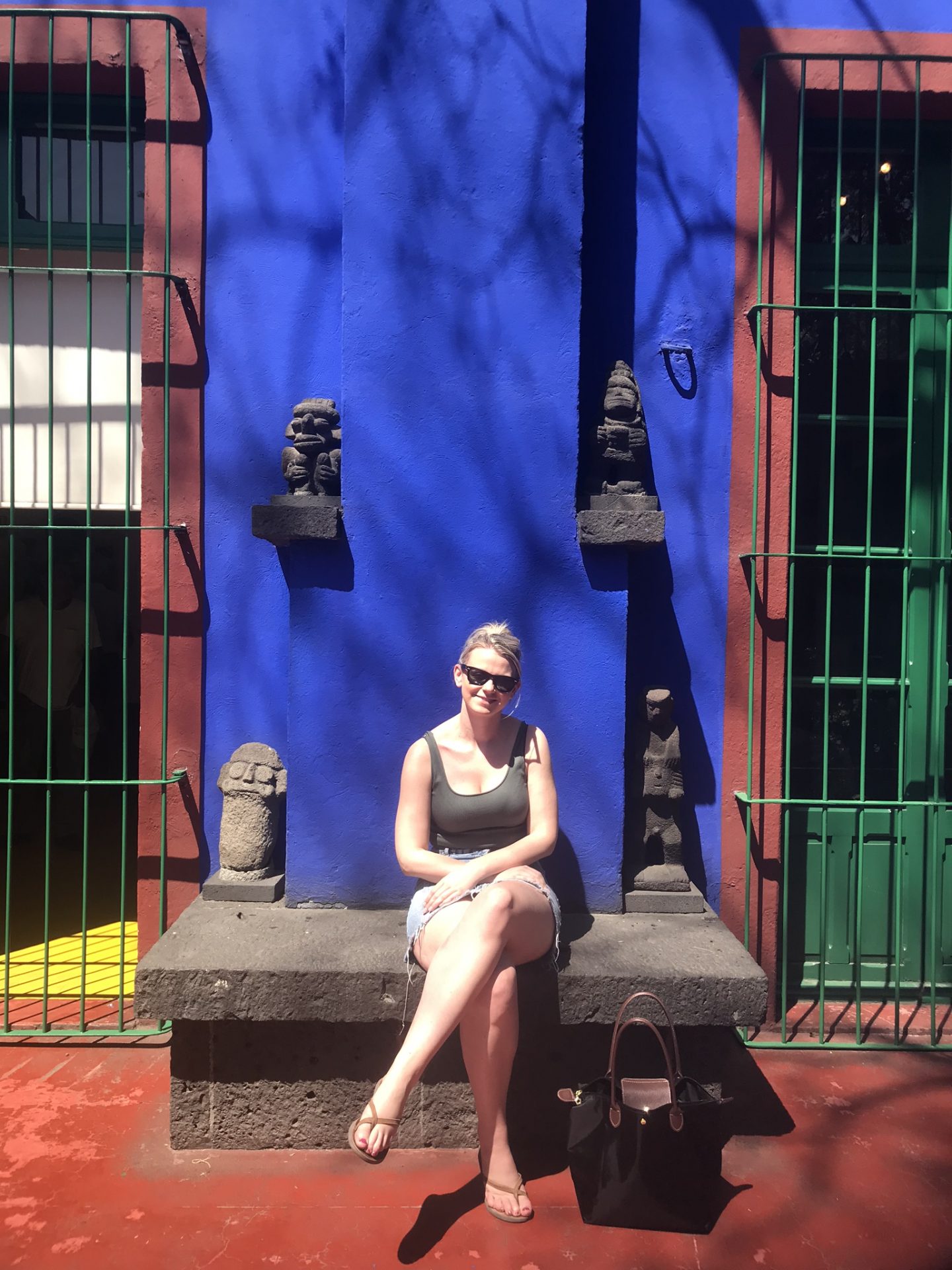 Laura at the Frida Kahlo Museum, Mexico City