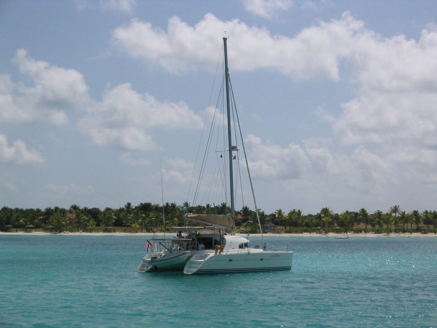 Catamaran in Antigua, Caribbean
