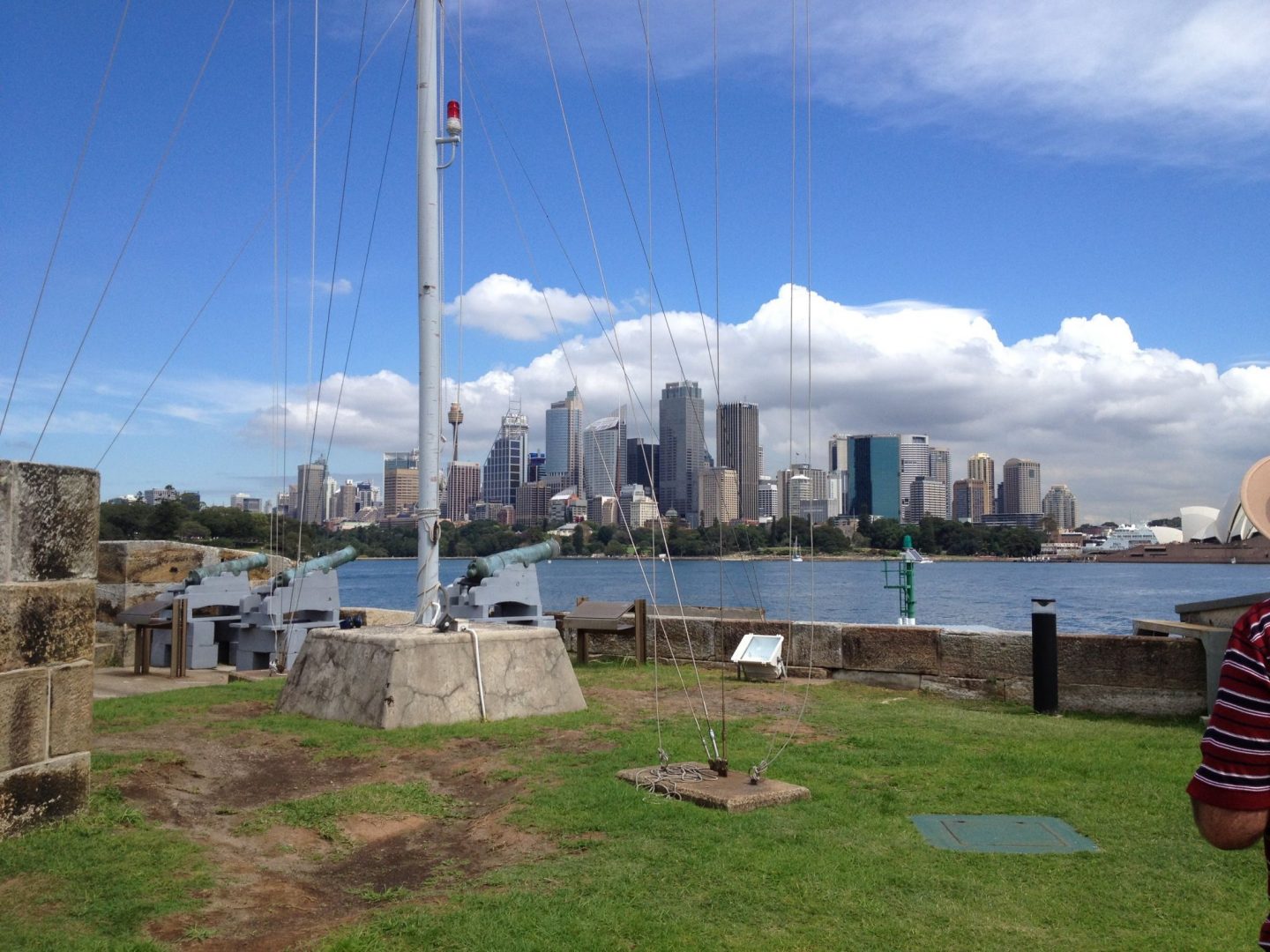 Views to Sydney from Fort Denison