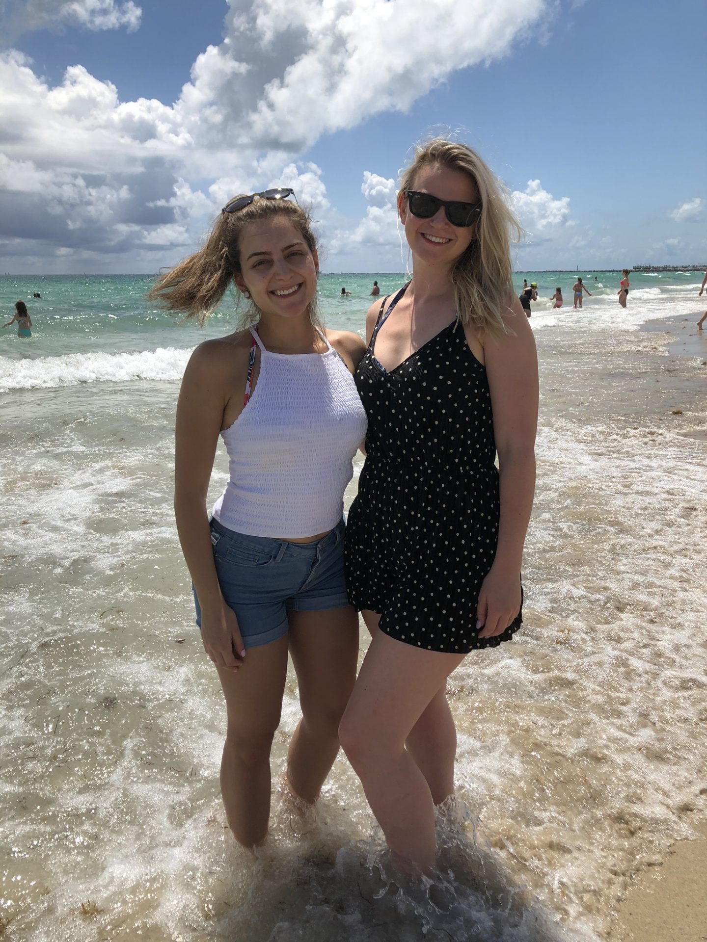 Girls at South Beach, Florida