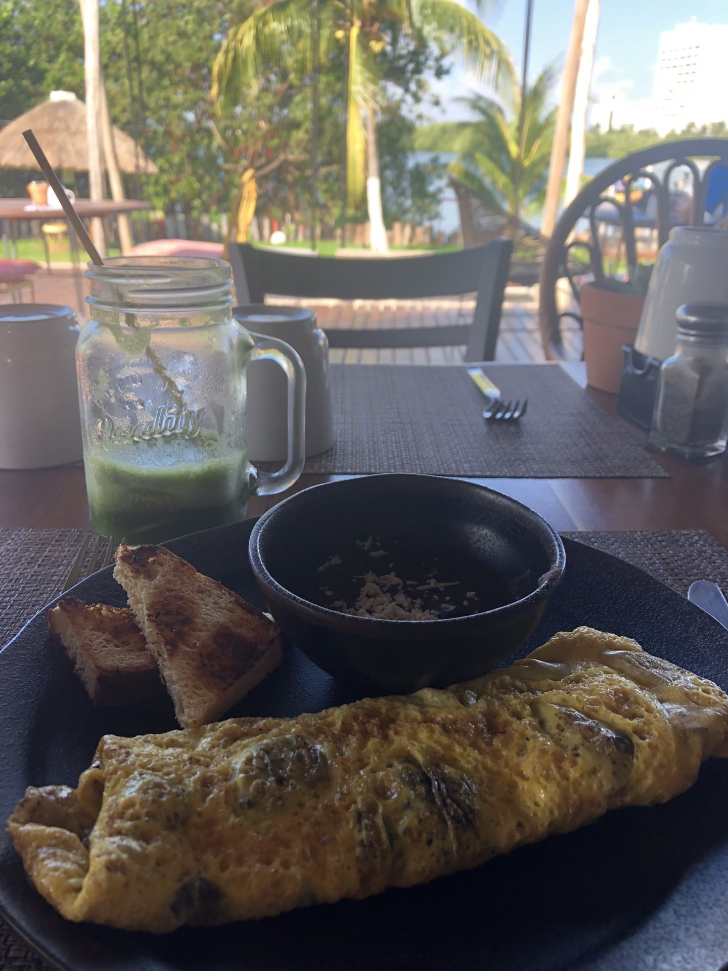 Omelette at Selina, Cancun in Mexico