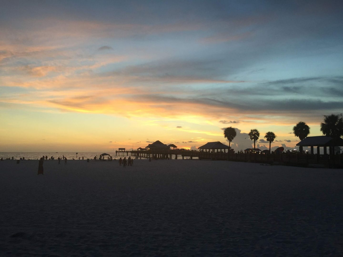 Clearwater Beach, Florida at sunset