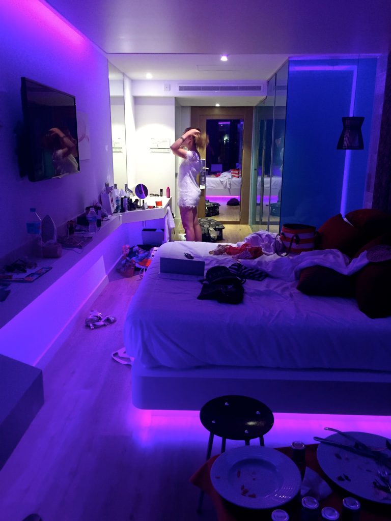 Hard Rock Hotel Ibiza room after the Sunset Strip