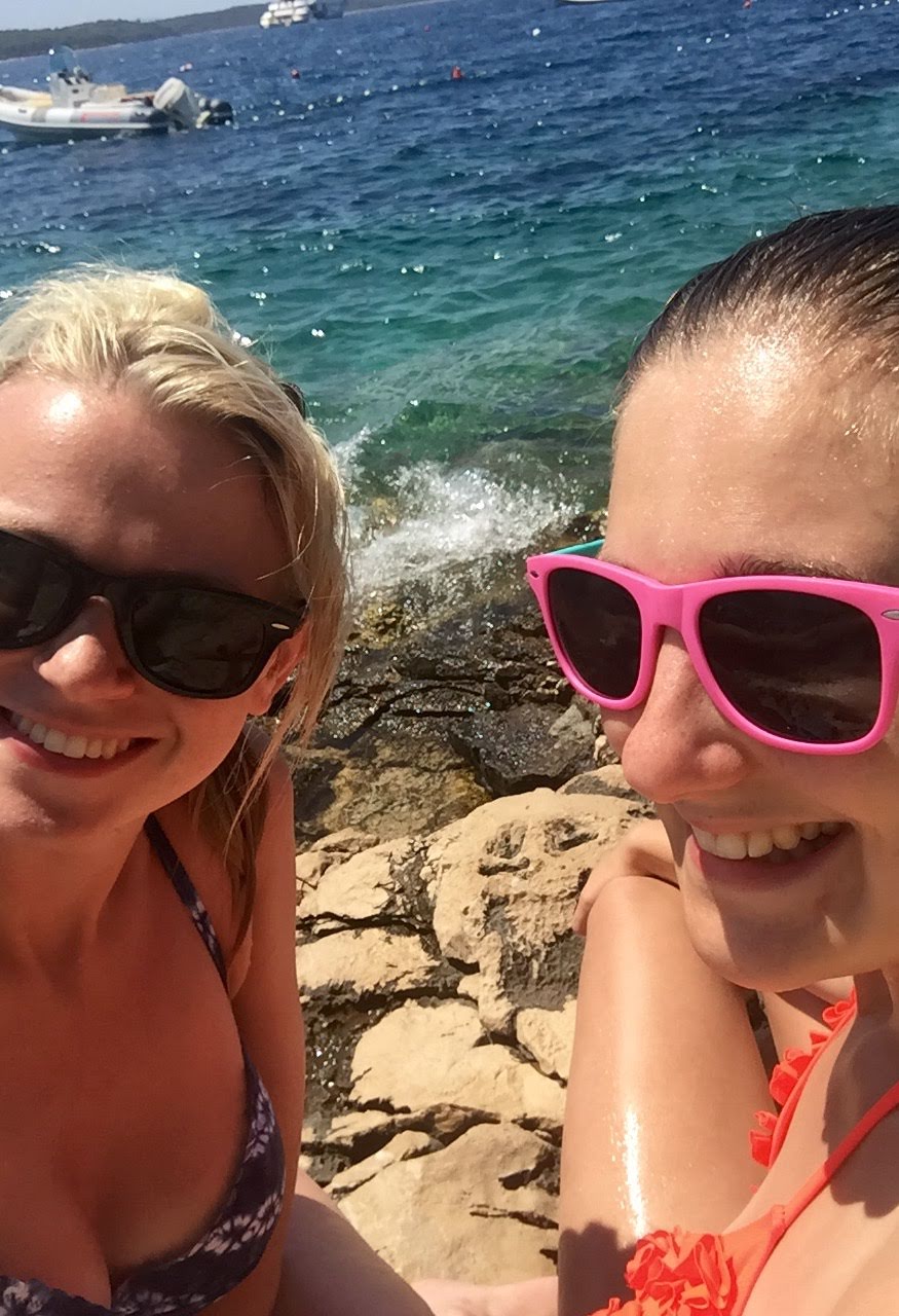 Girls in Hvar, Croatia