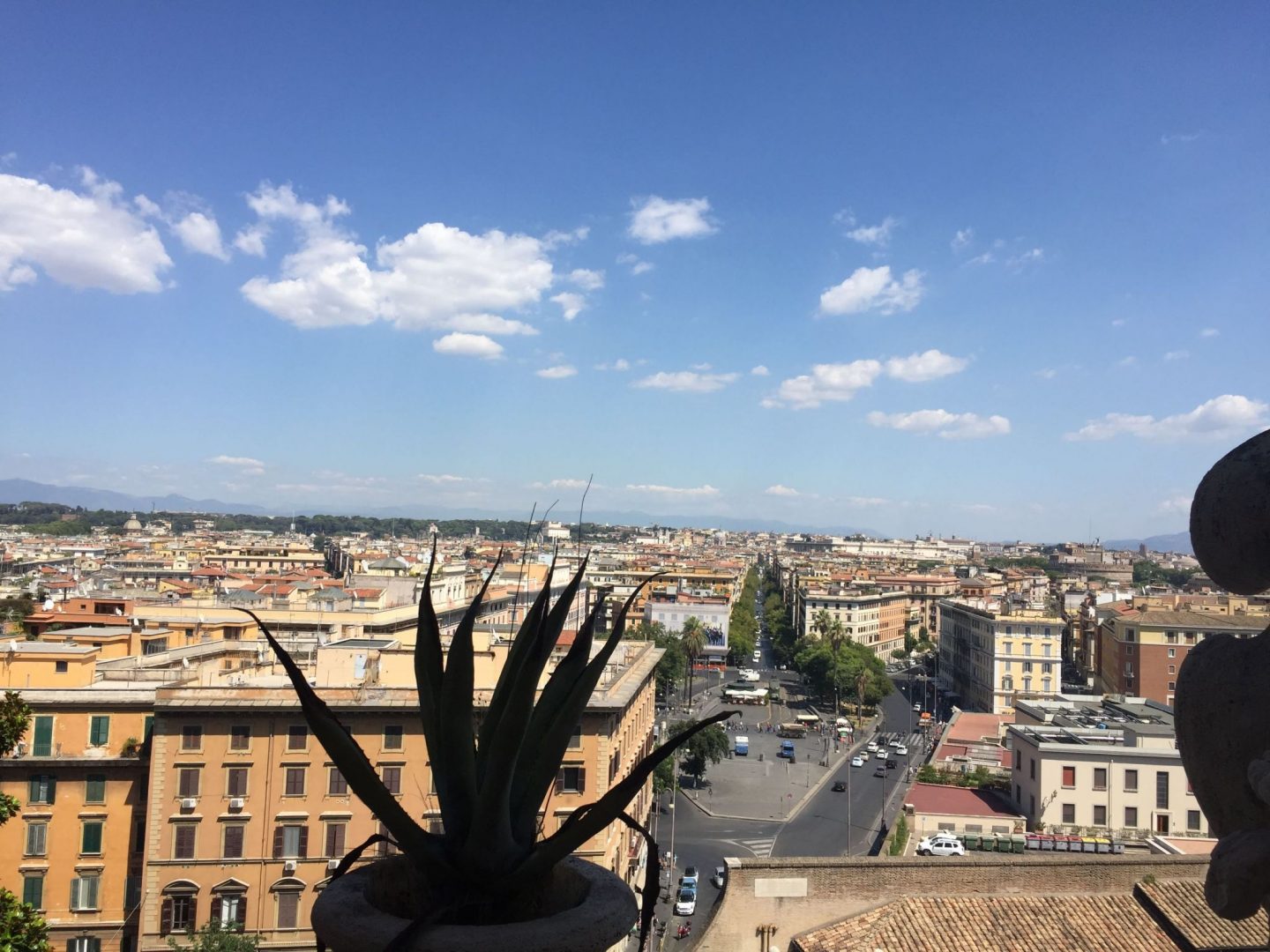 Views across Vatican City, Rome