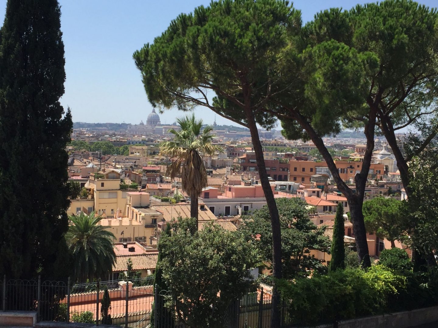 Views from Villa Borghese Gardens, Rome