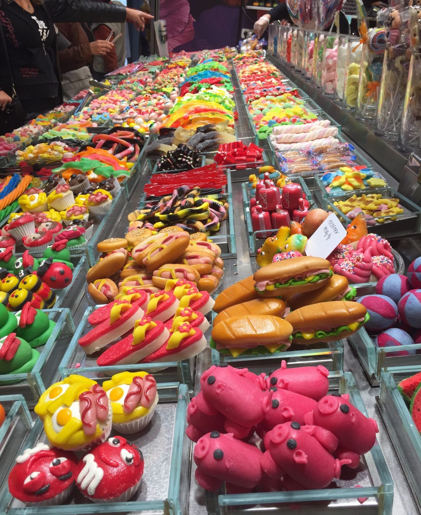 Sweets at La Boqueria