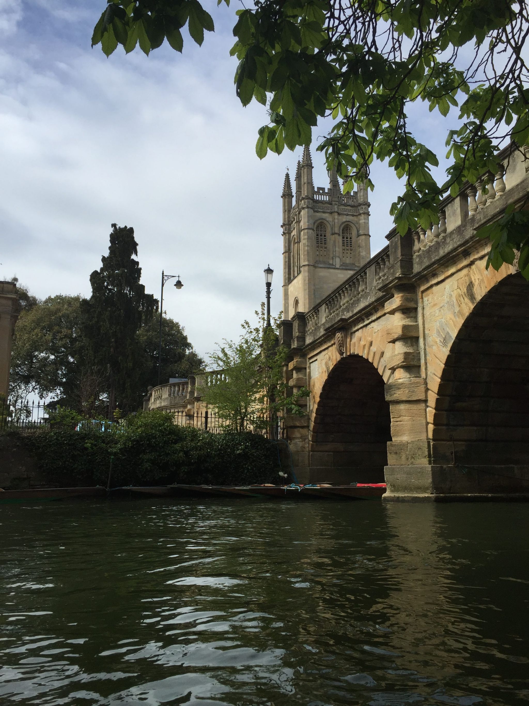 Punting in Oxford, UK