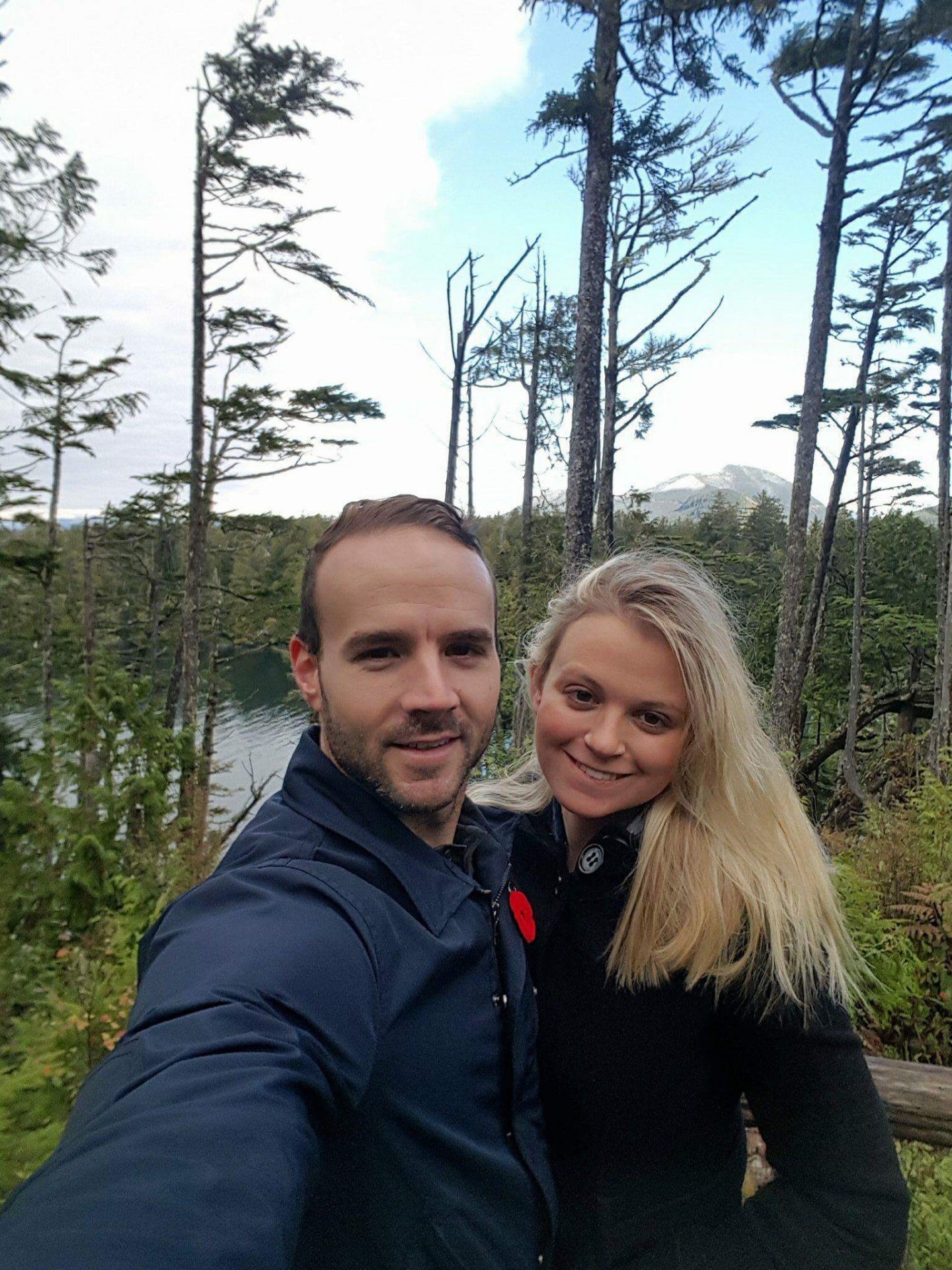 Couple on the Wild Pacific Trail, Vancouver Island