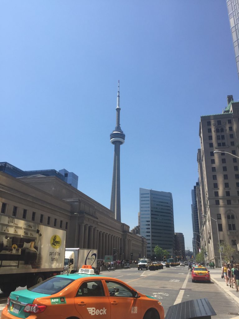 Union Station and the CN Tower