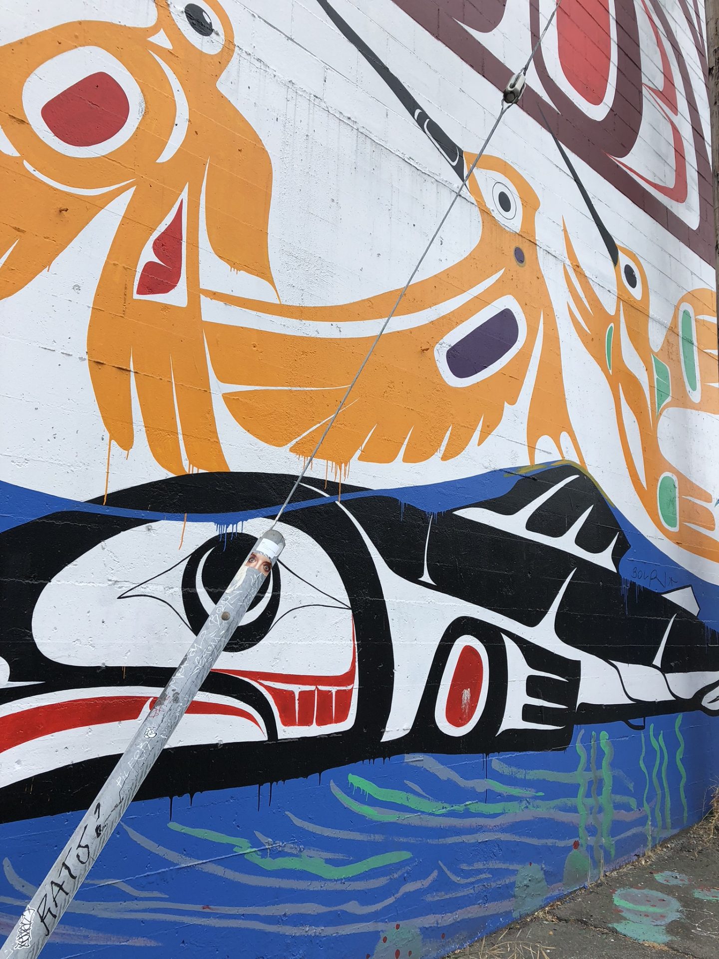First Nations art at the Vancouver Mural Festival