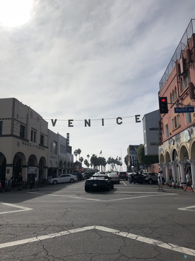 The iconic Venice sign in California