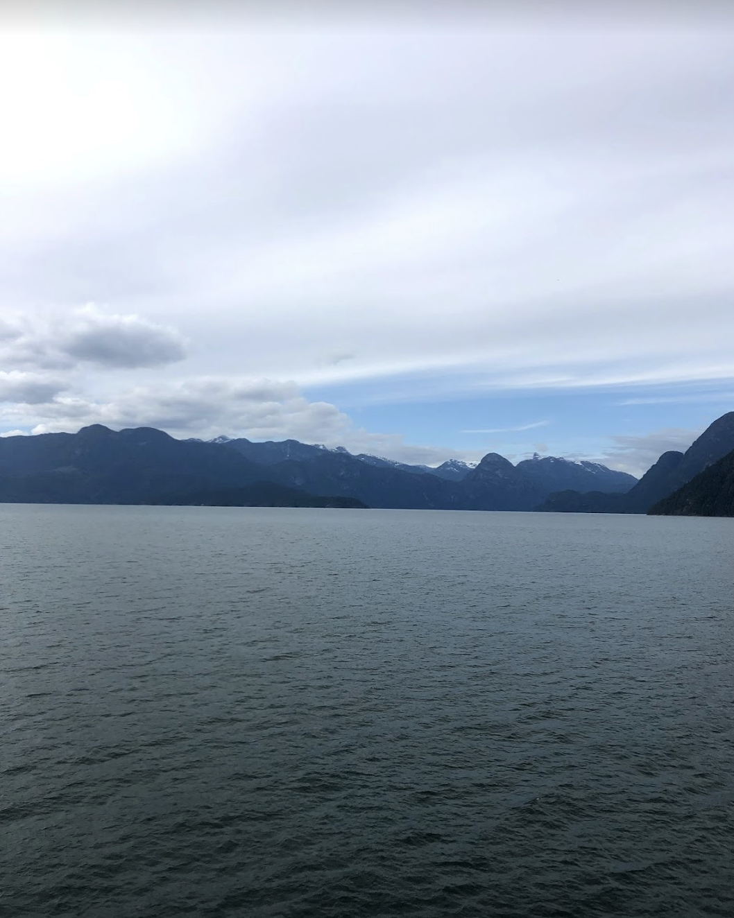 View from the Sunshine Coast ferry