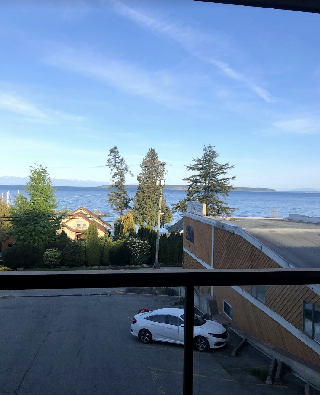 View from the hotel, Powell River