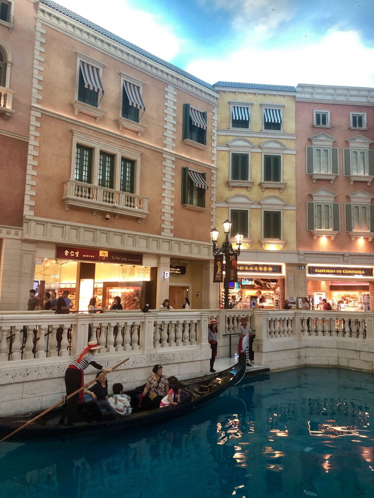Gondolas at the Venetian Macau, Cotai Strip