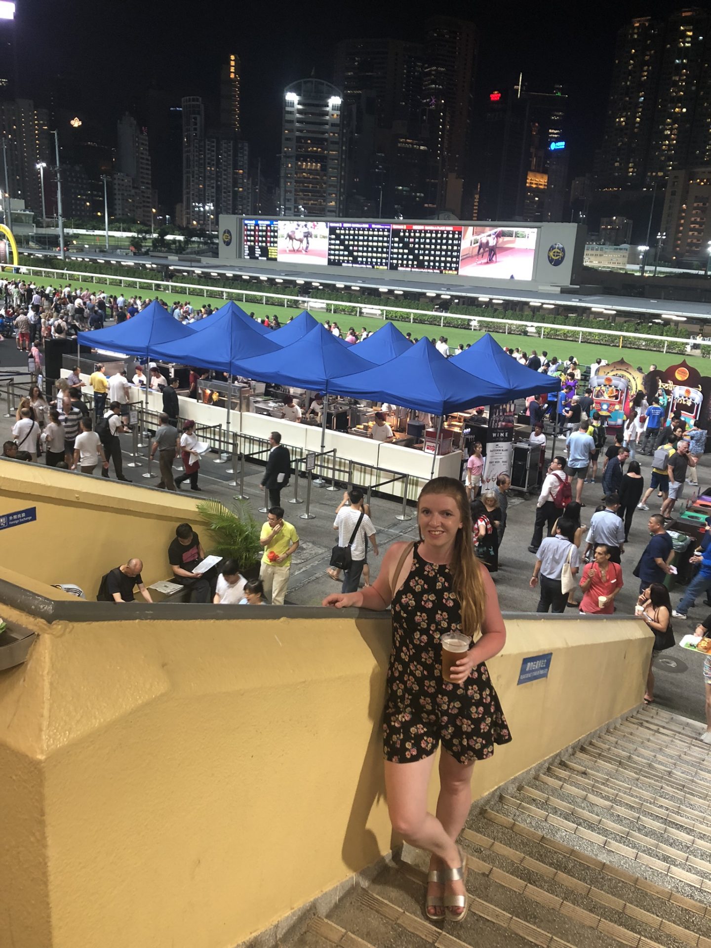 Girl at Hong Kong Races