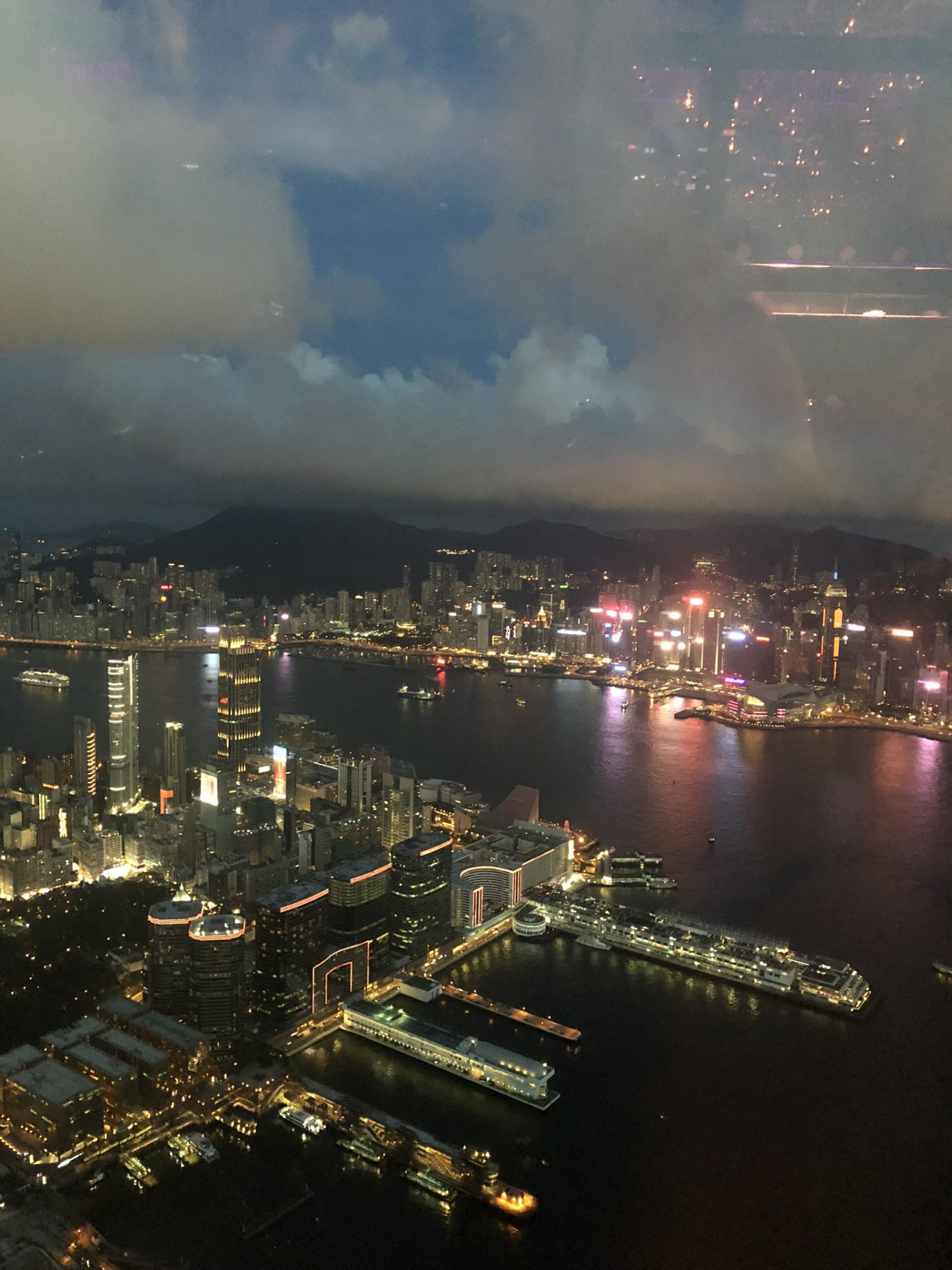 View from Ozone at the Ritz, Hong Kong