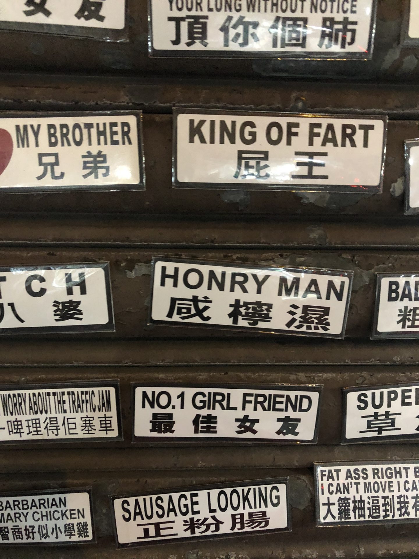 Badges for sale in Hong Kong