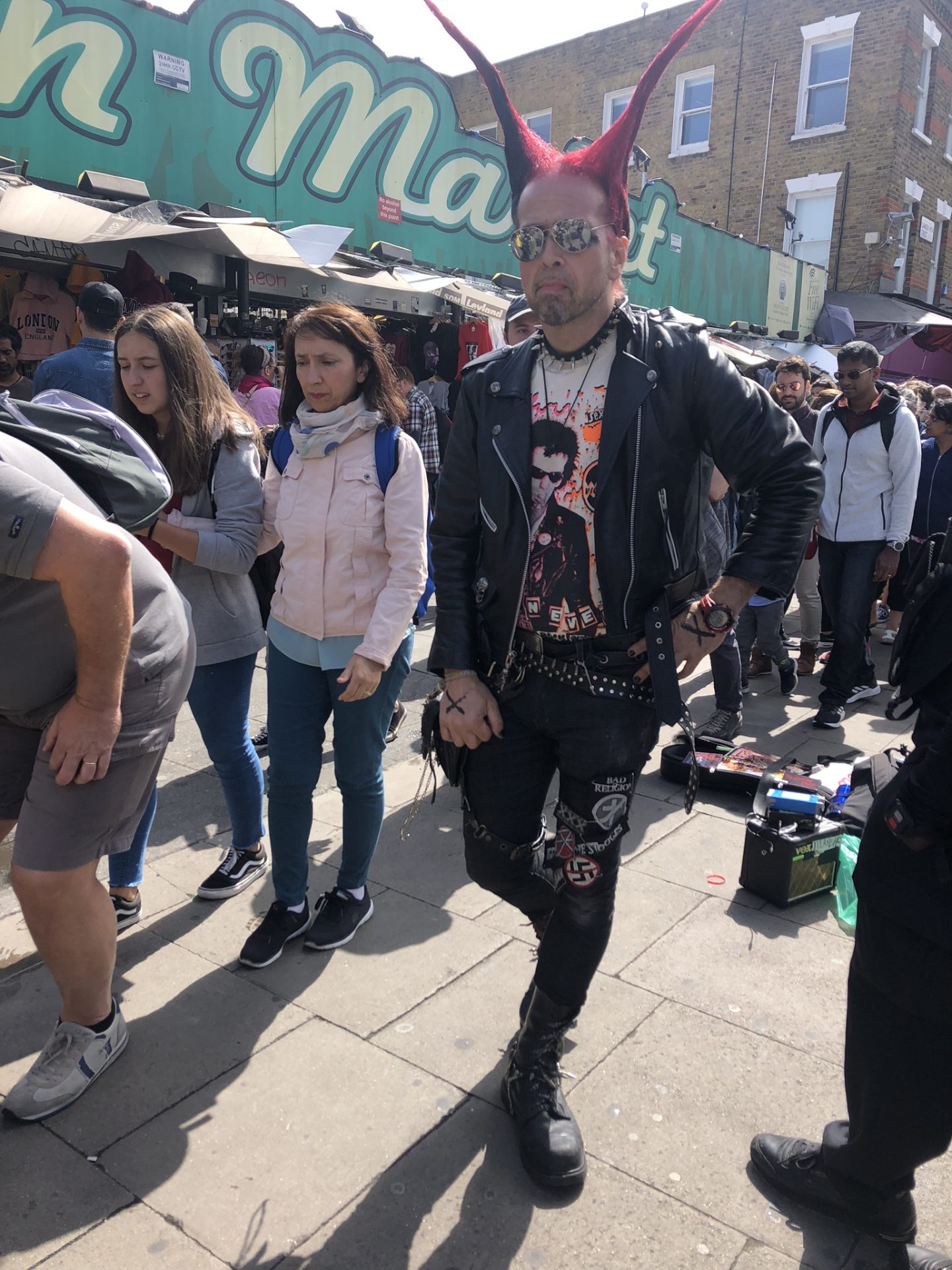 A punk in Camden, London