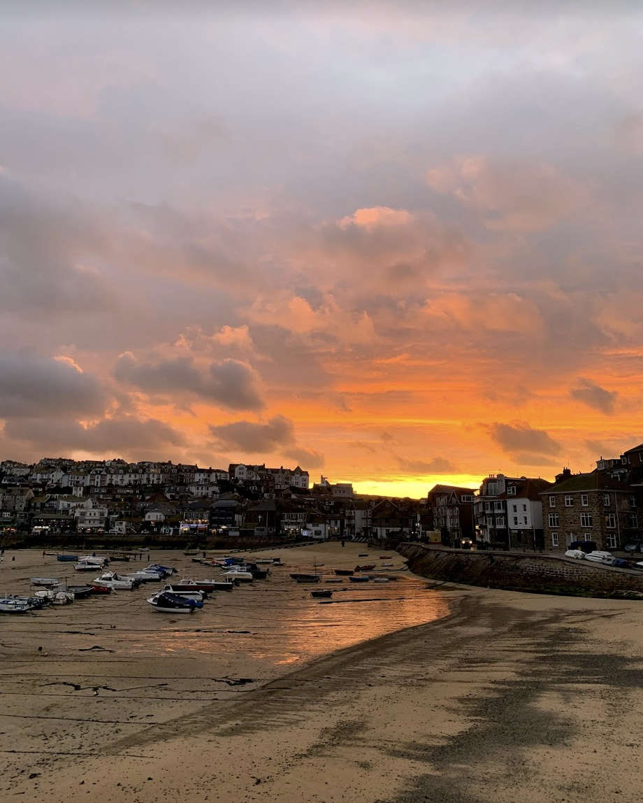 Sunset in St Ives, Cornwall