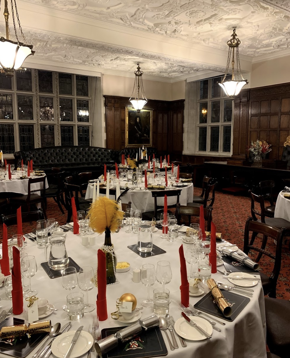 Christmas party at Ironmongers Hall, London