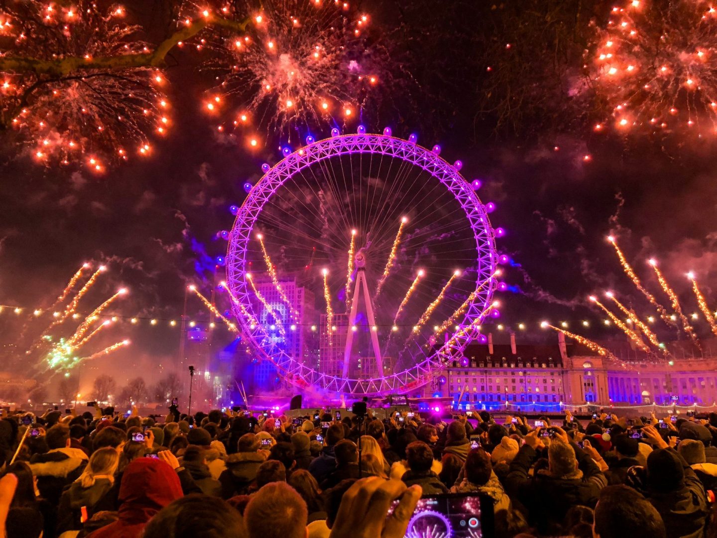 Best places to celebrate New Year's Eve: London, UK