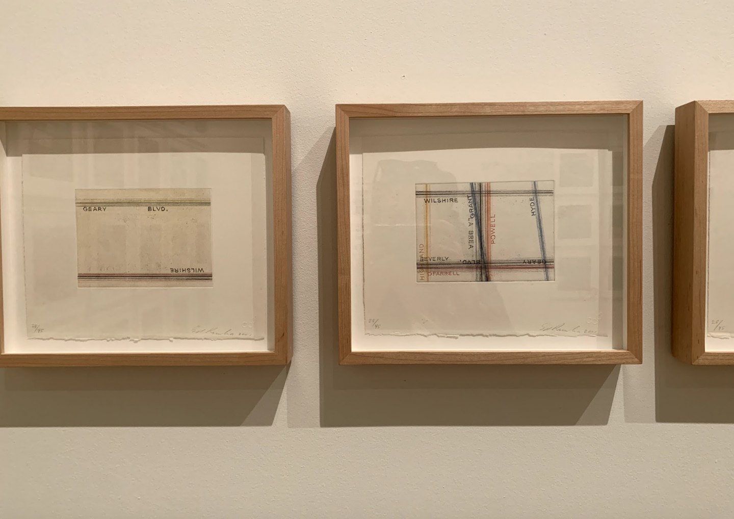 Works by Edward Ruscha at Tate Modern