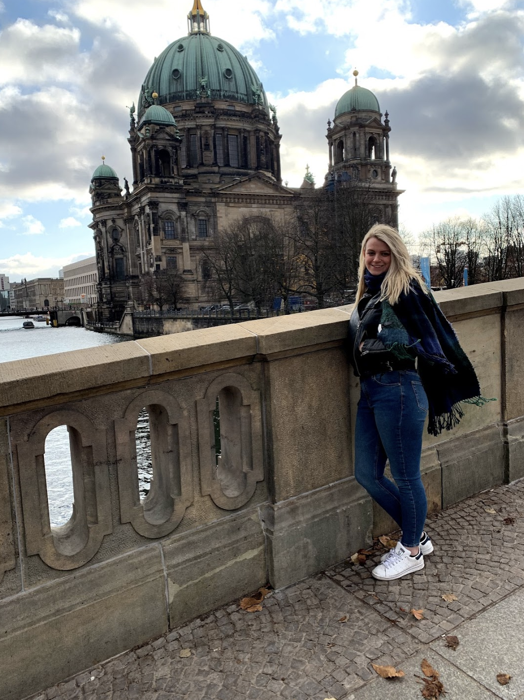 Laura with Berlin Cathedral