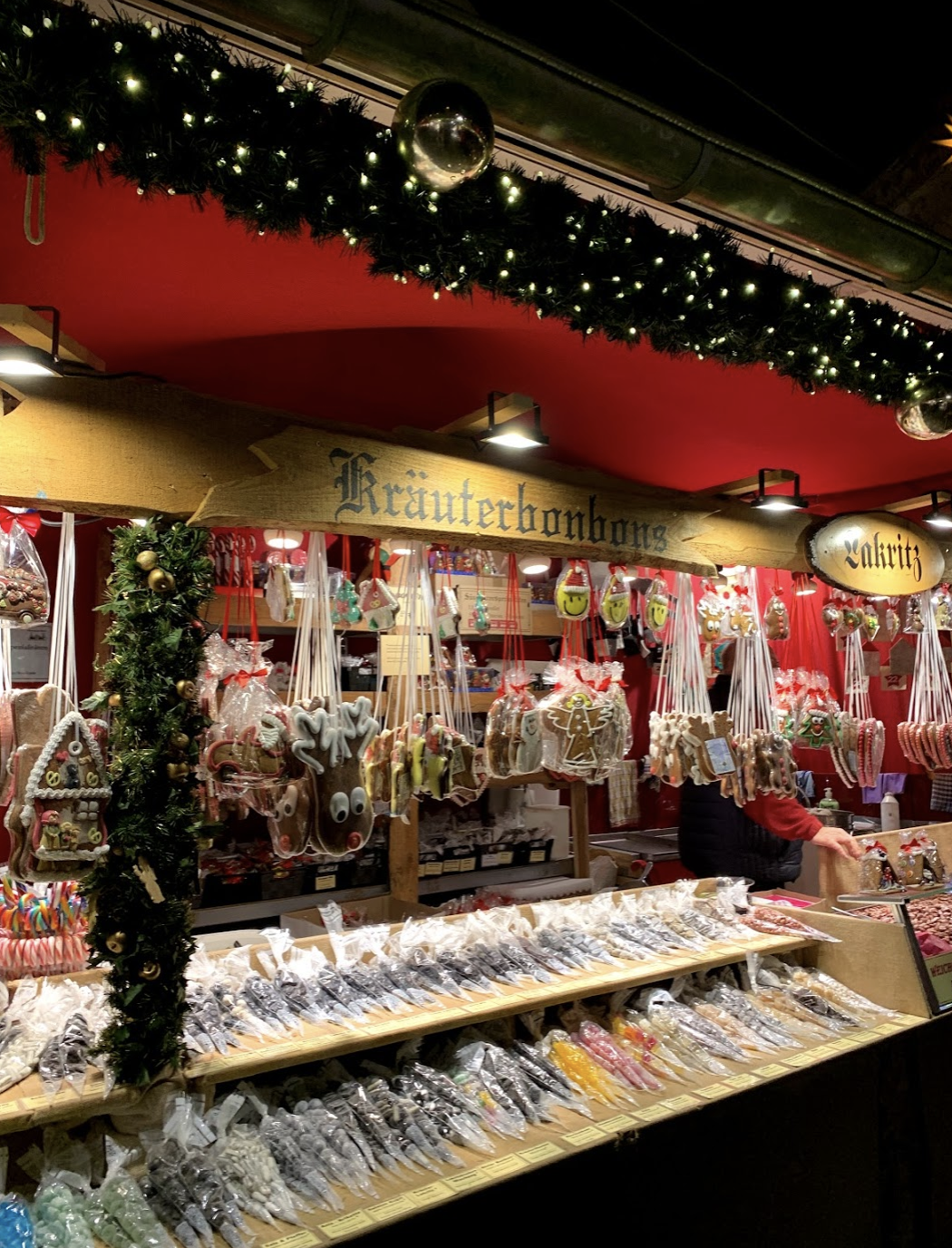 Candy canes stall at Gendarmenmarkt Christmas Market