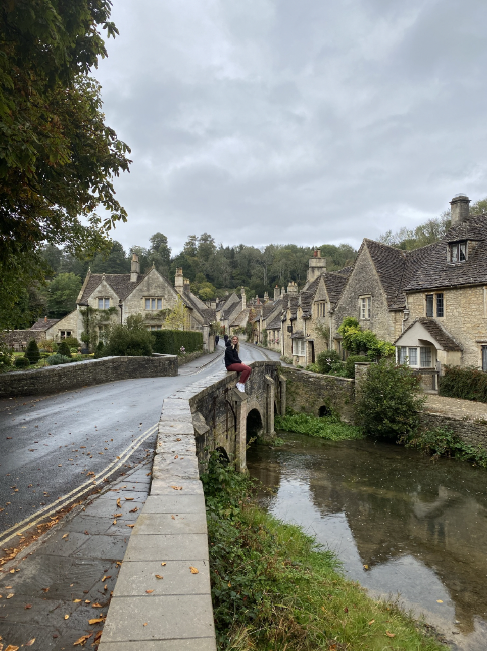 Laura in Castle Combe, Cotswolds